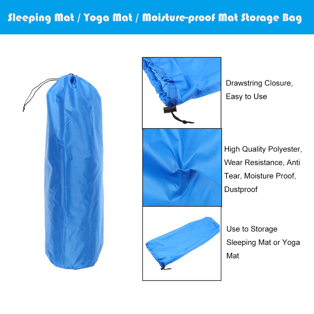 Durable Lightweight Drawstring Stuff Sack Camping Pad Storage Bag