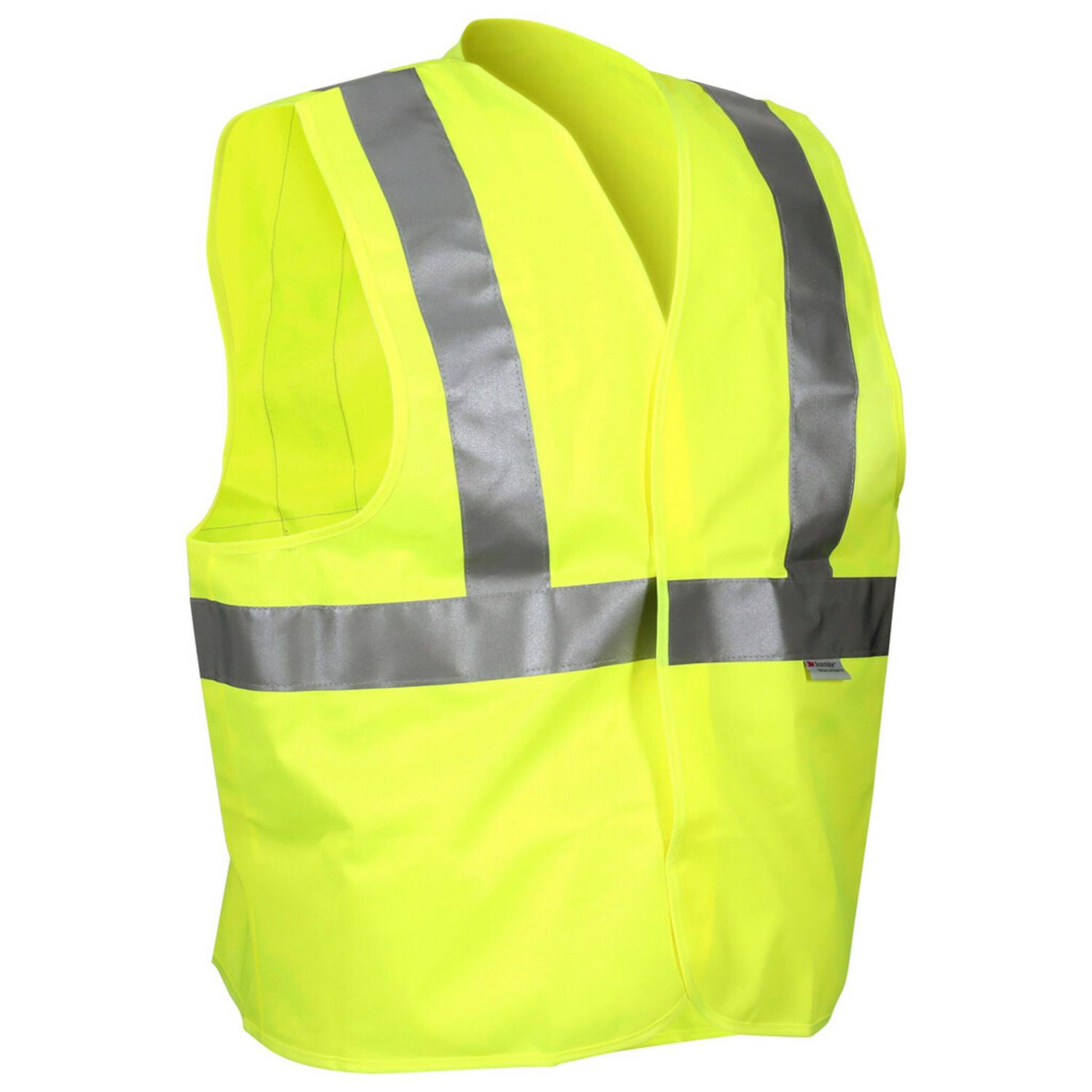 3M Scotchlite Reflective Safety Vest High Visibility Yellow L/XL