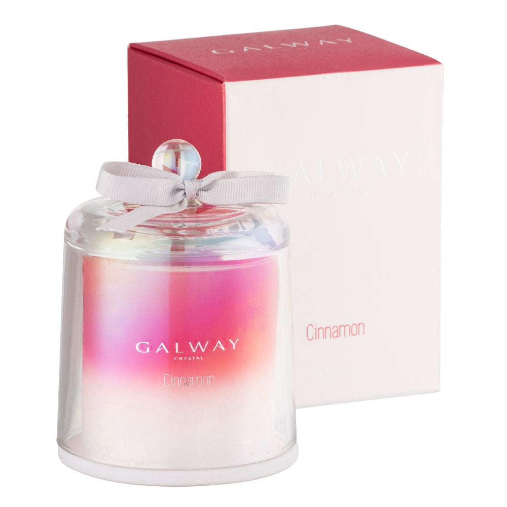 Galway Crystal Cinnamon Scented Bell Jar Candle