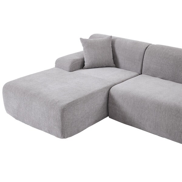 Modern Large LShape Modular Sectional Sofa for Living Room