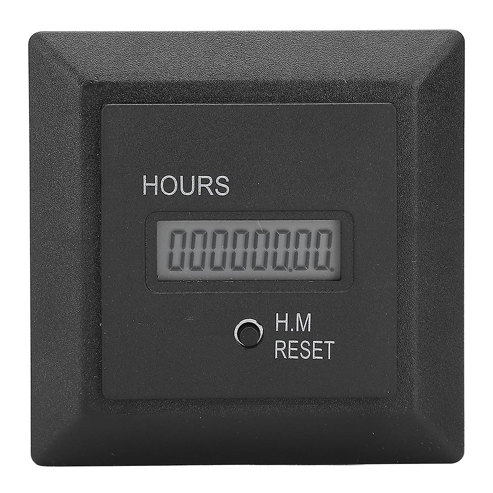 Digital Display Hour Meter High Accuracy Timer 50/60hz Universal Hmand#8209;1r Ac 100and#8209;240v