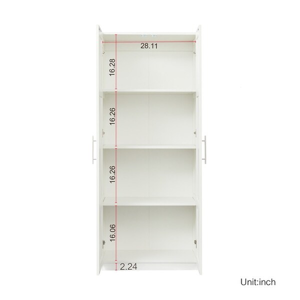 Wooden locker， 2 doors， 3 shelves， wardrobe closet， separate kitchen storage locker - - 38105664