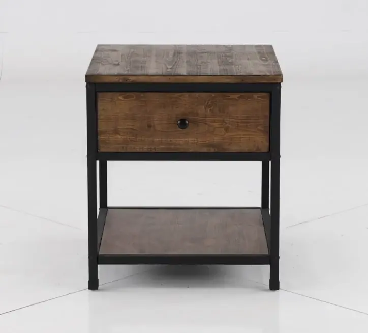 Maguire Vintage Brown End Table