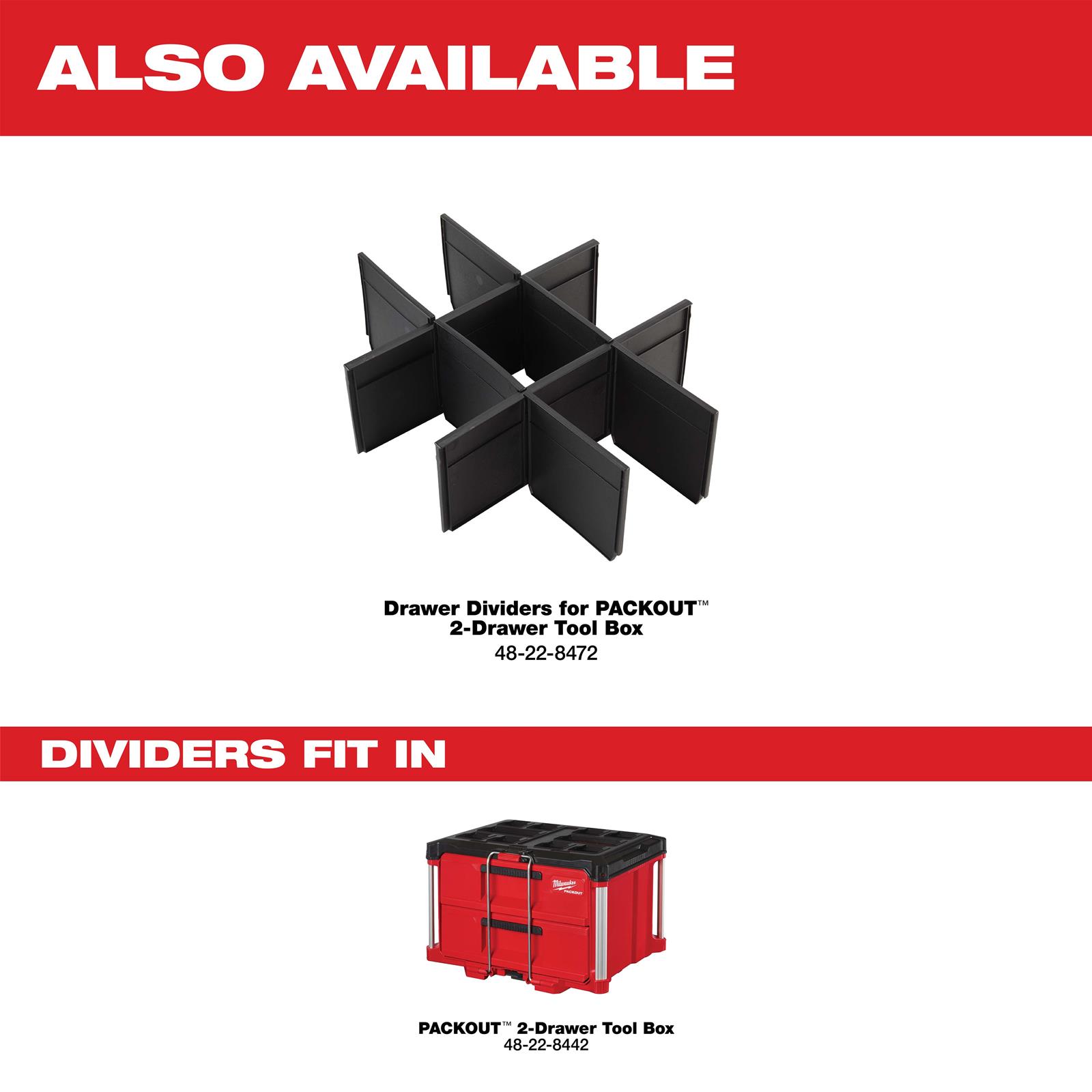 Milwaukee Tool 48-22-8442 Milwaukee PACKOUT Toolboxes