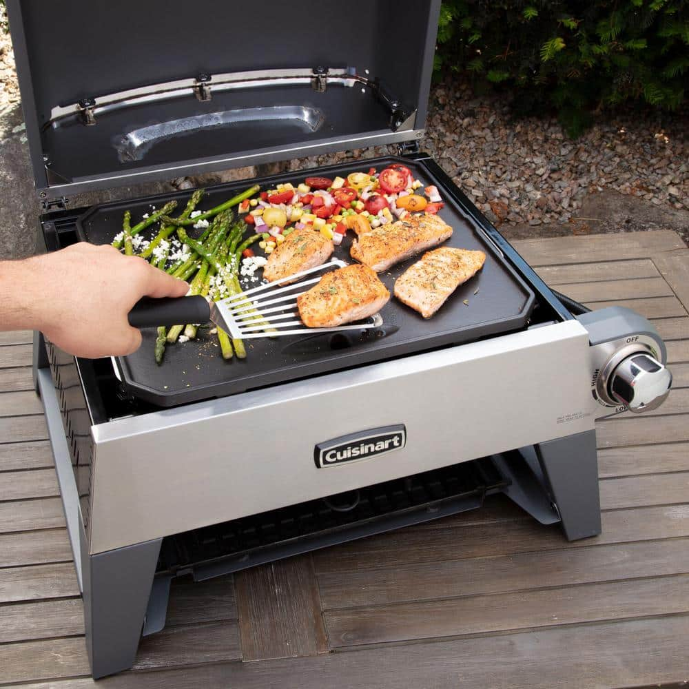 Cuisinart 3-In-1 Propane Tank Griddle and Grill Outdoor Pizza Oven CGG-403