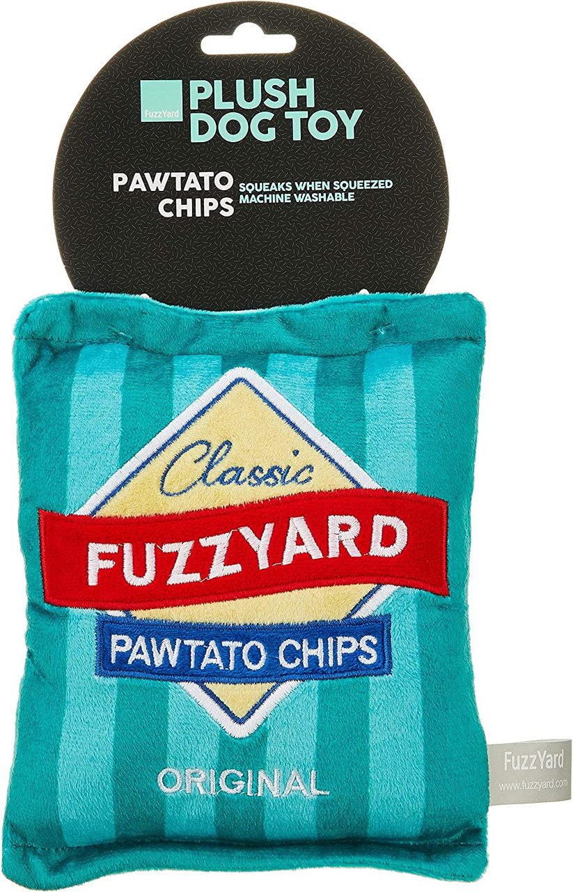 FuzzYard Pawtato Chips Plush Dog Toy