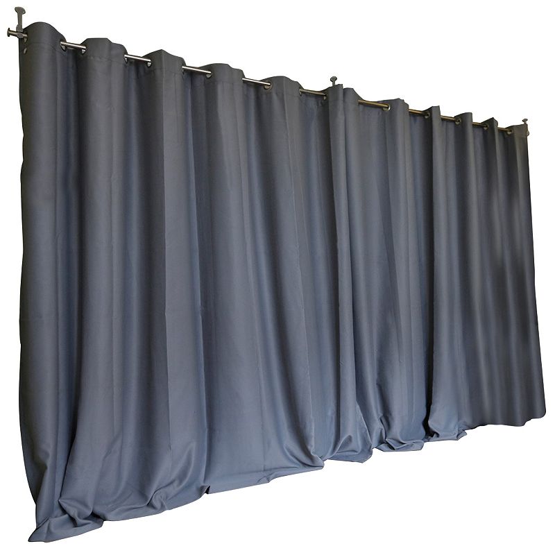 Hanging Room Divider Kit with Blackout Curtains for Room Separation and Total Privacy