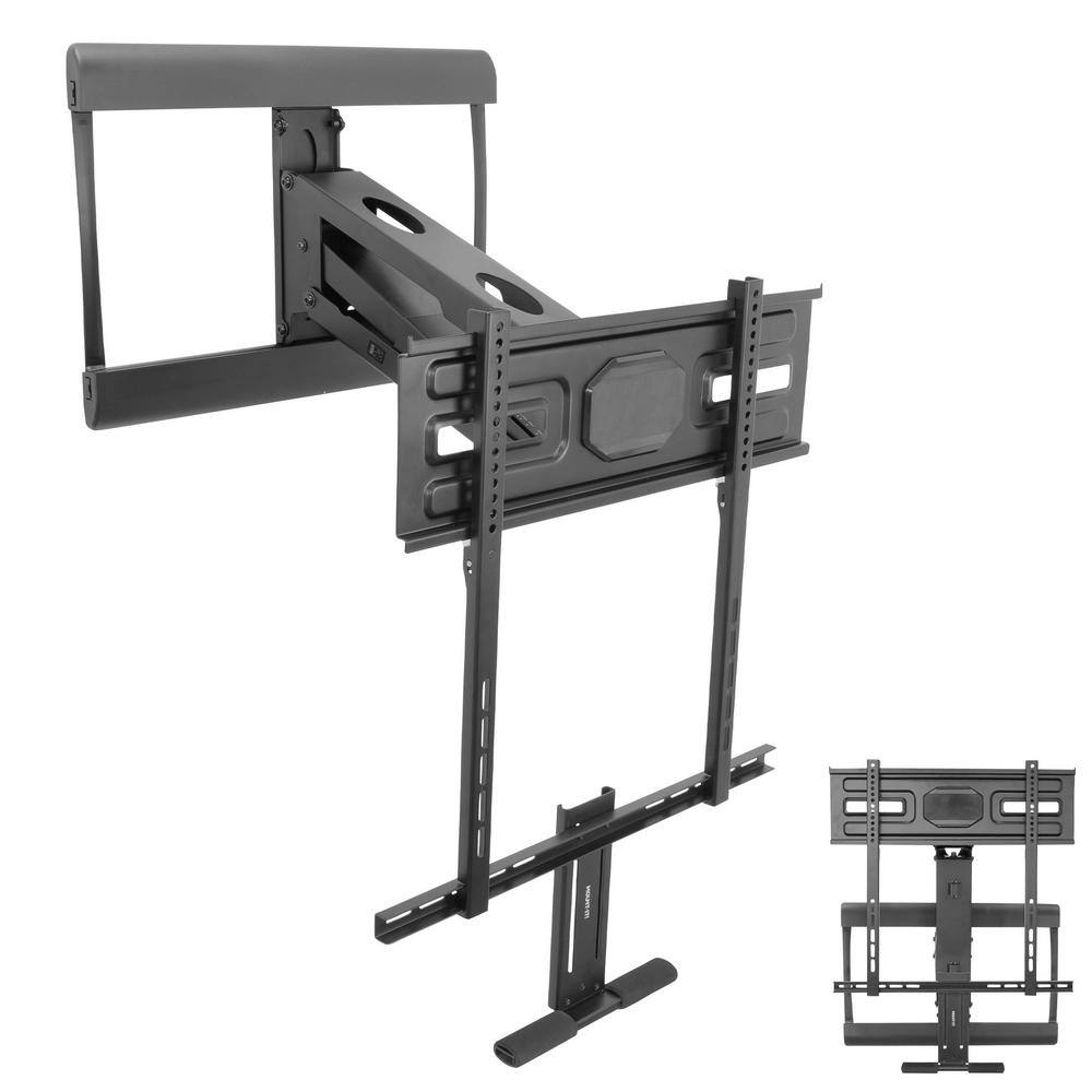 Mount-It! 43 in. to 70 in. Height Adjustable Fireplace Gas Spring TV Mount 72 lbs. Capacity MI-395