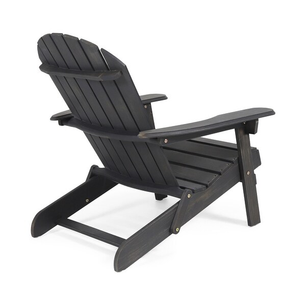 Hanlee Acacia Wood Folding Adirondack Chair by Christopher Knight Home