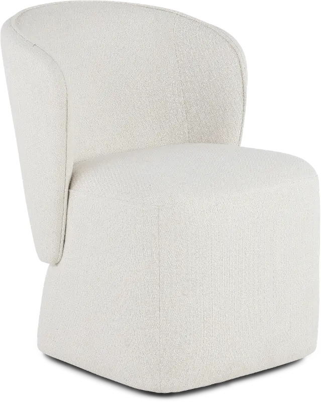 Dinara White Upholstered Dining Chair