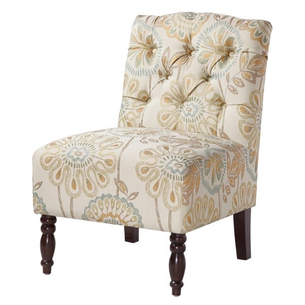 Madison Park Lina Tufted Armless Slipper Chair