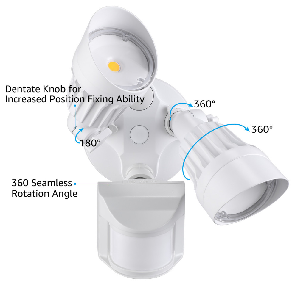 LEONLITE LED Security Light  3000K Warm White   Transitional   Outdoor Flood And Spot Lights   by W86 Trading Co.  LLC  Houzz