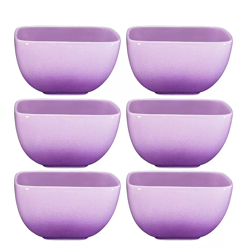 Porcelain Ceramic Square Soup Bowls With Handles， Soup Crocks