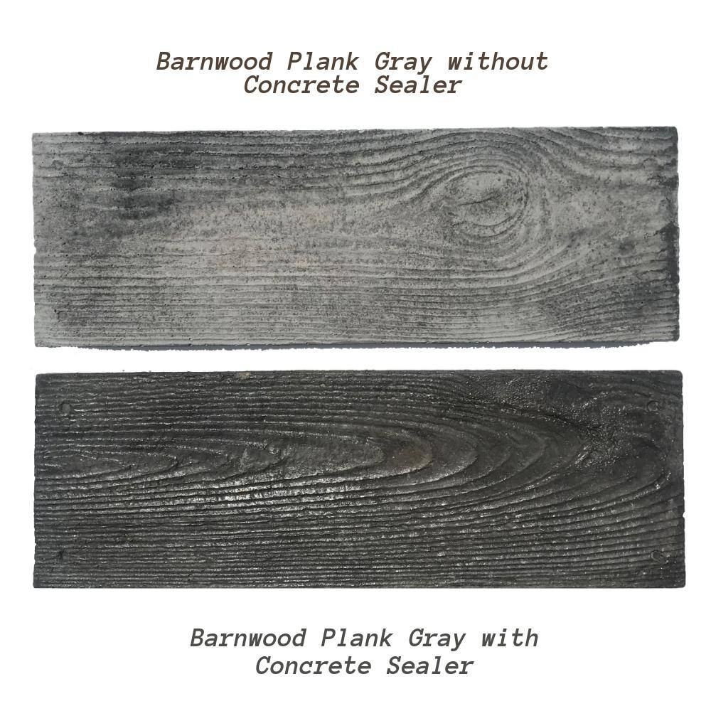 Natural Concrete Products Co 75 sq.ft. Gray Barnwood Plank Patio-On-A-Pallet Paver Set GPLANK