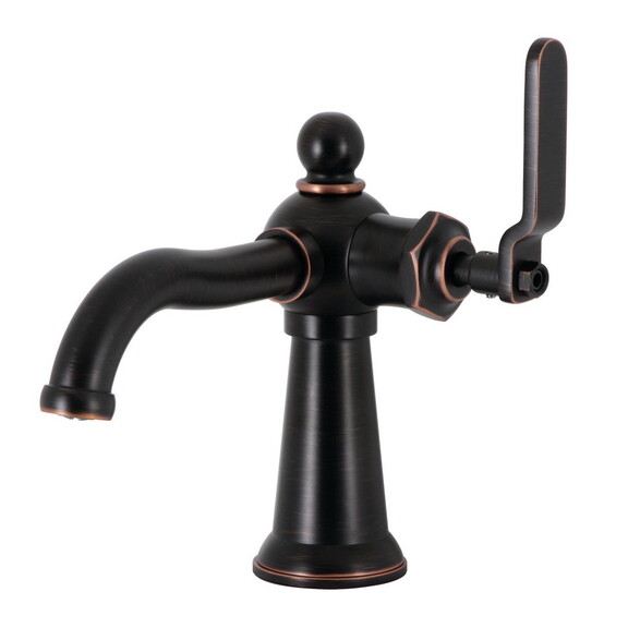 Kingston Brass KS354KLNB Knight Single Handle Bath...