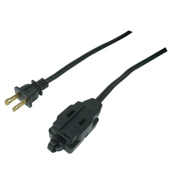 Woods 15 x27 Indoor Extension Cord Black