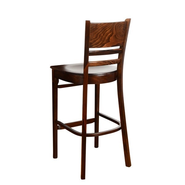 42-inch Solid Beech Wood Cafe Barstool