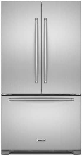 KitchenAid 20 Cu. Ft. Stainless Steel Counter-Depth French Door Refrigerator