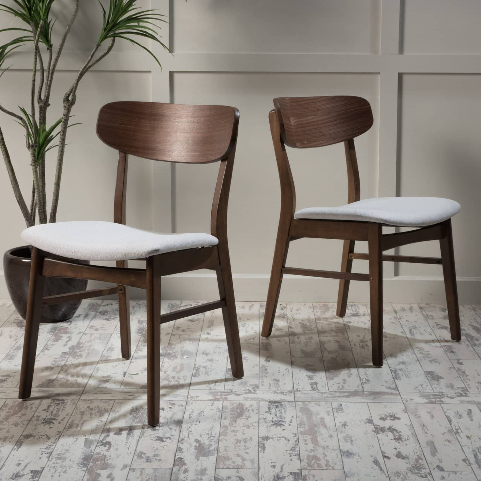 Lucious Upholstered Seat Dining Side Chair - Set of 2