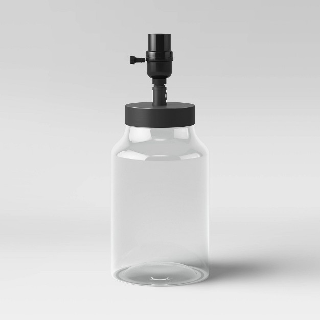 Casual Fillable Small Lamp Base Clear