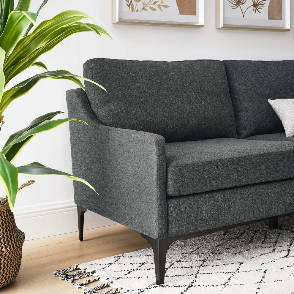 Corland Upholstered Sofa   Midcentury   Sofas   by Modway  Houzz