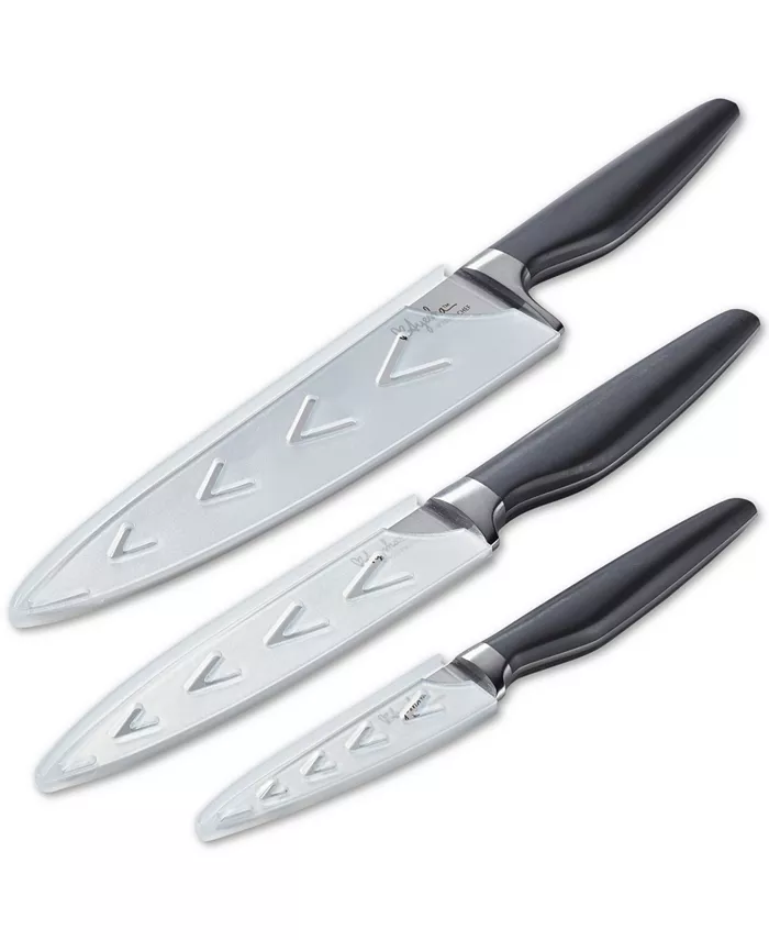 Ayesha Curry 3-Pc. Japanese Steel Cooking Knife Set