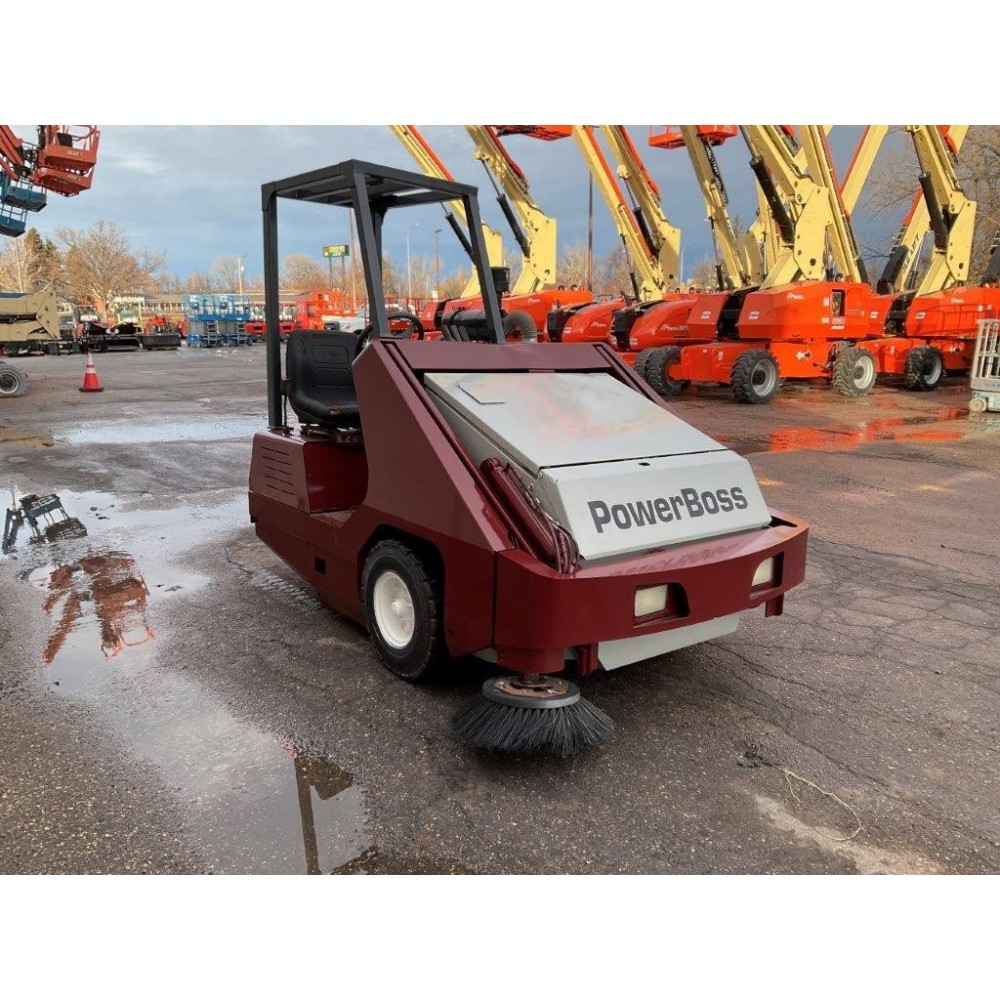 PowerBoss SW9XR Armadillo Floor Sweeper Ride On Gas 2005 Used ;