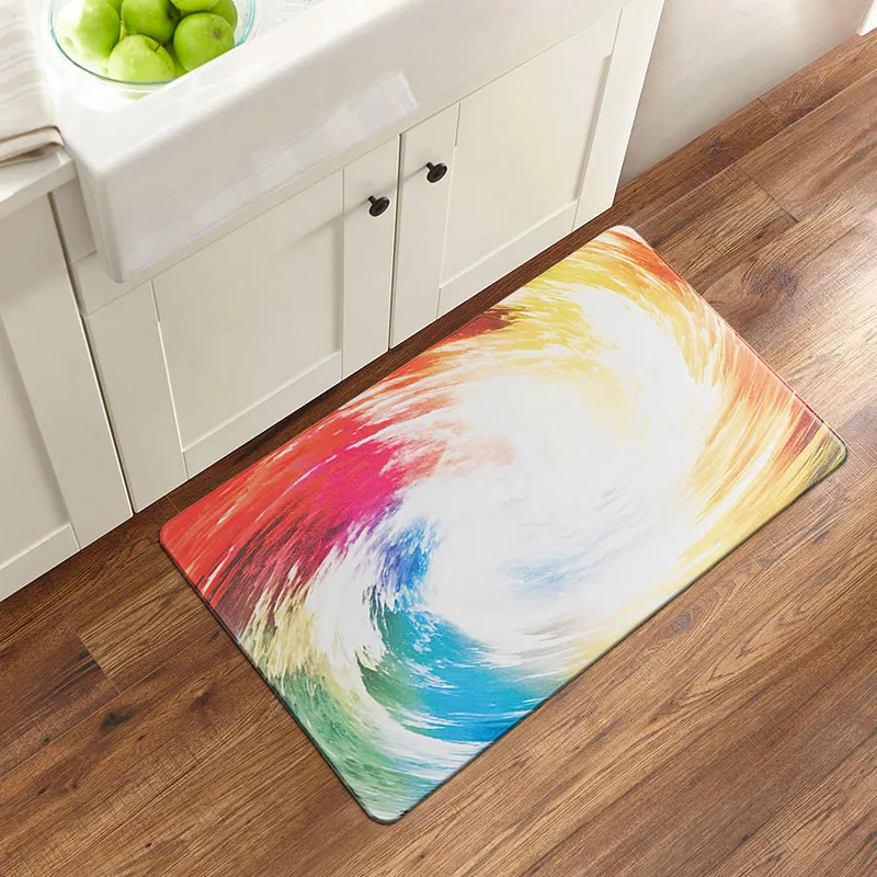 World Rug Gallery Contemporary Waves Anti-Fatigue Mat