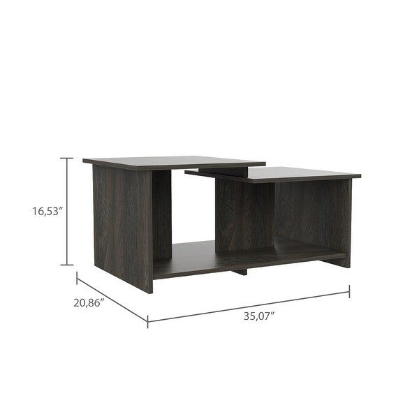 TUHOME Wema Coffee Table Black