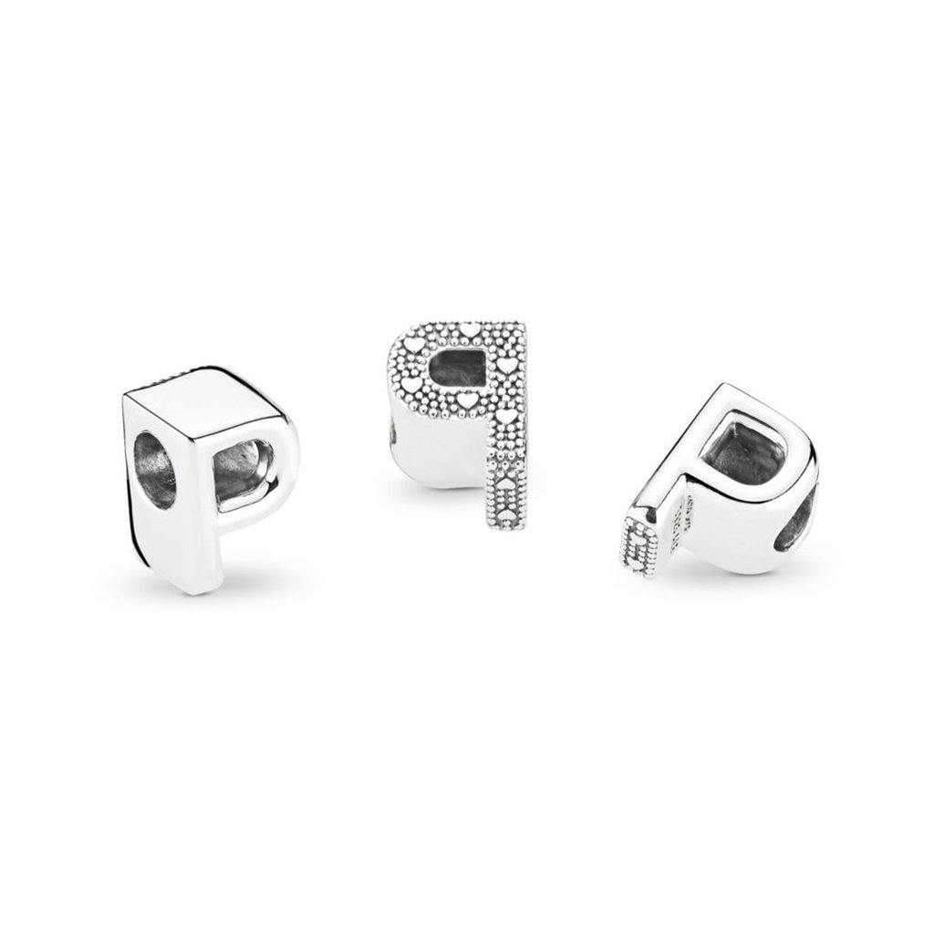 PANDORA  MOMENTS Letter Charm - 'P'