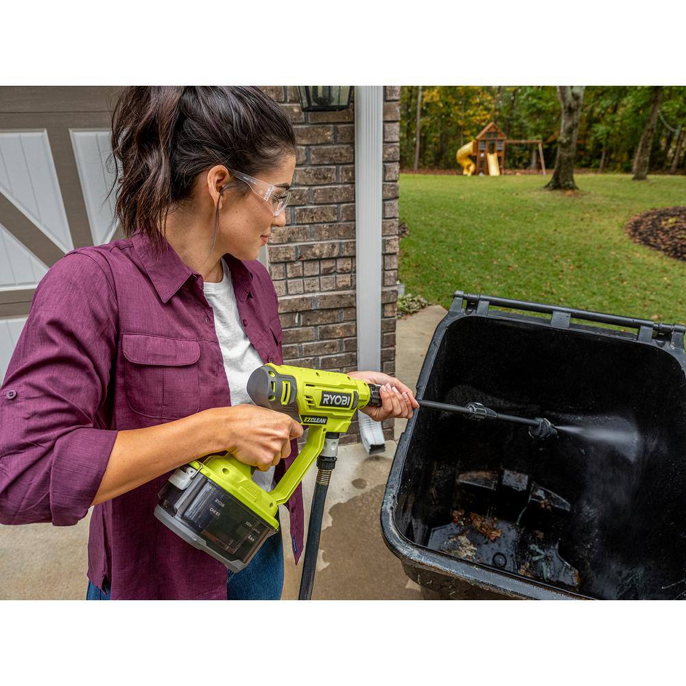 RYOBI ONE+ 18V EZClean 320 PSI 0.8 GPM Cordless Battery Cold Water Power Cleaner (Tool Only) RY120350