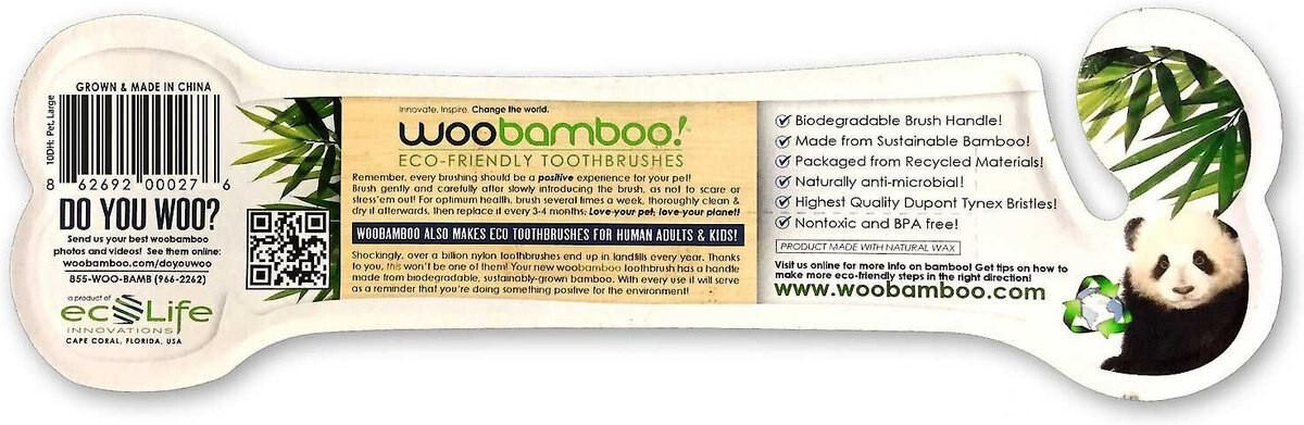 Woobamboo Small Dog and Cat Toothbrush