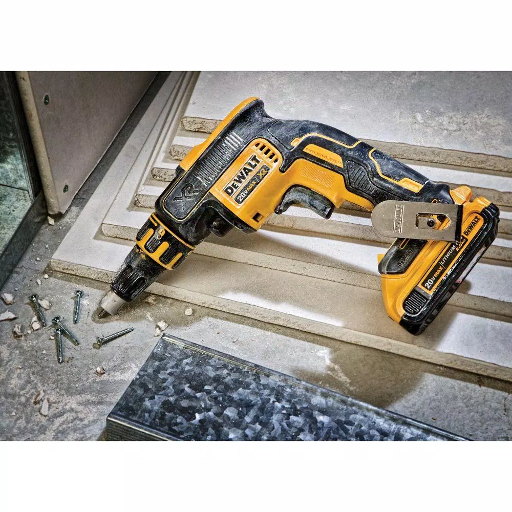 DEWALT 20-Volt MAX XR Cordless Brushless Drywall Screw Gun with (1) 20-Volt 3.0Ah Battery and Charger and#8211; XDC Depot