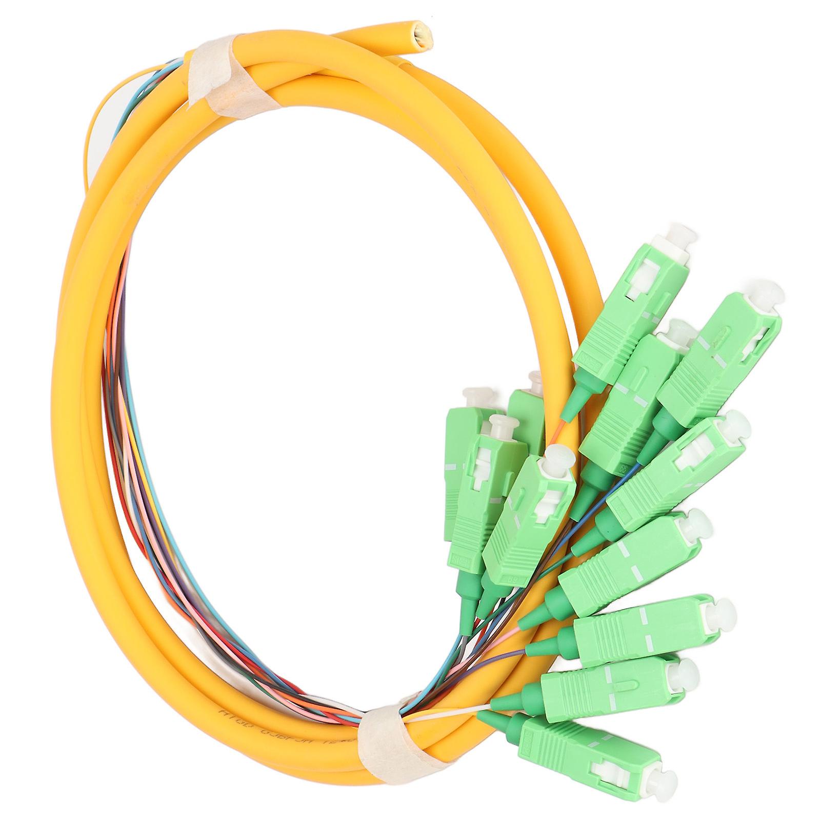 Fiber Pigtail 1.5m Single Mode 12 Strand Stable Widely Compatible Fiber Optic Pigtail Cable For Cable Management Box