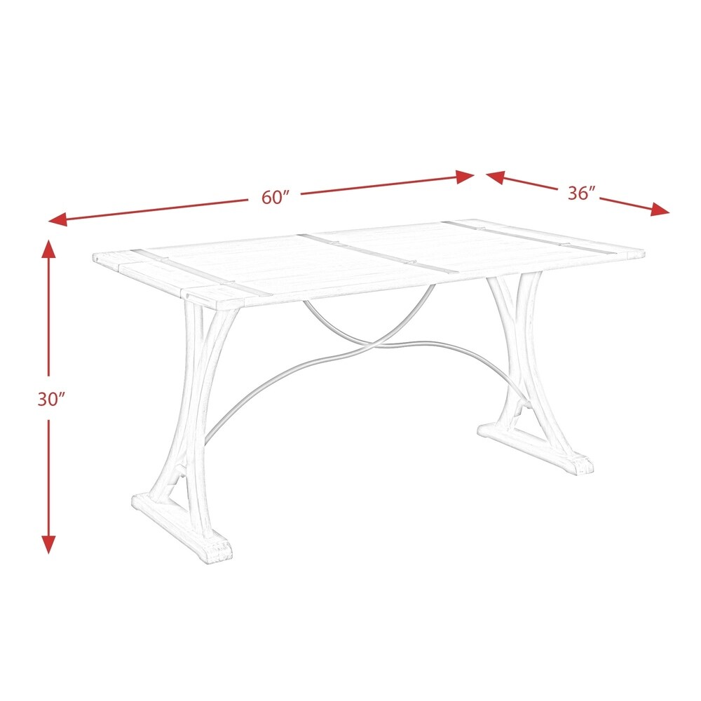 The Gray Barn Whistle Stop Folding Top Dining Table   N/A