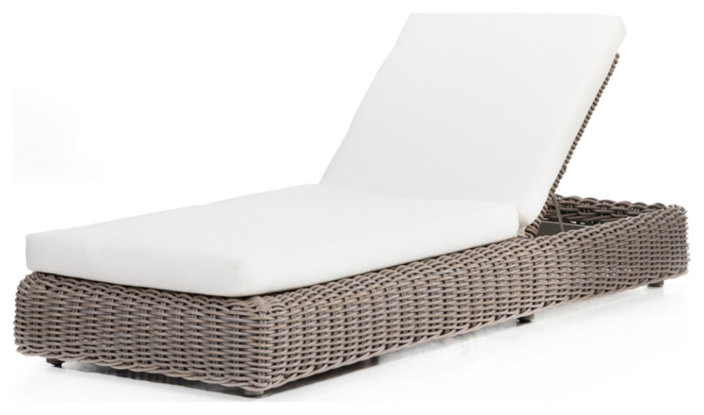 Catello Outdoor Chaise   Tropical   Outdoor Chaise Lounges   by Marco Polo Imports  Houzz