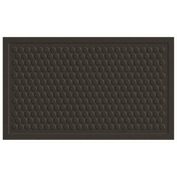 Mohawk Home Dots-Charcoal Impressions DooMat