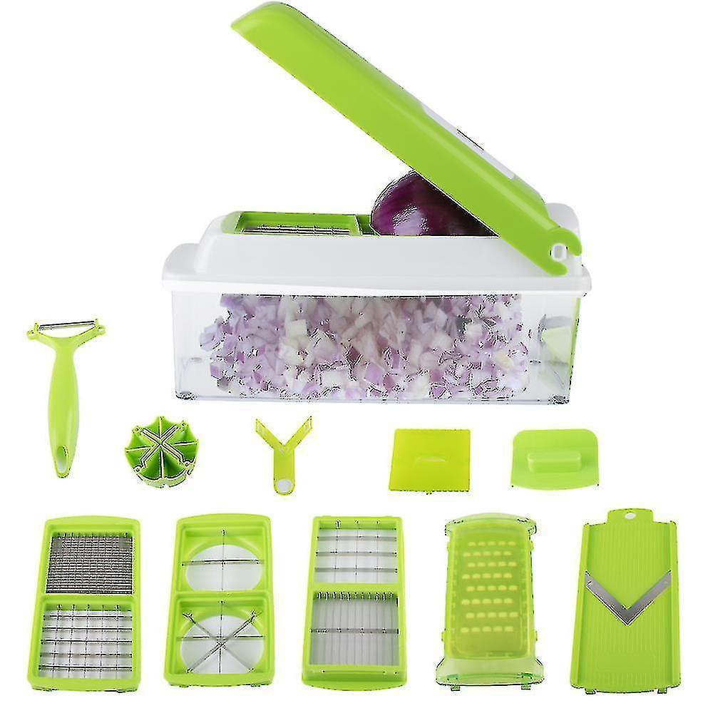 12 Pcs Mutifunction Vegetable Chopper