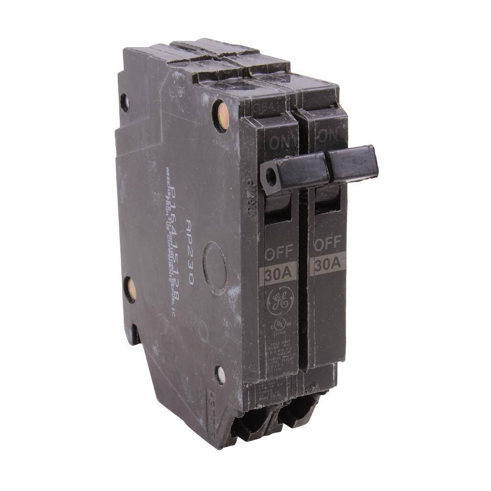 GE Q-Line 30 Amp 1 in. Double-Pole Circuit Breaker THQP230