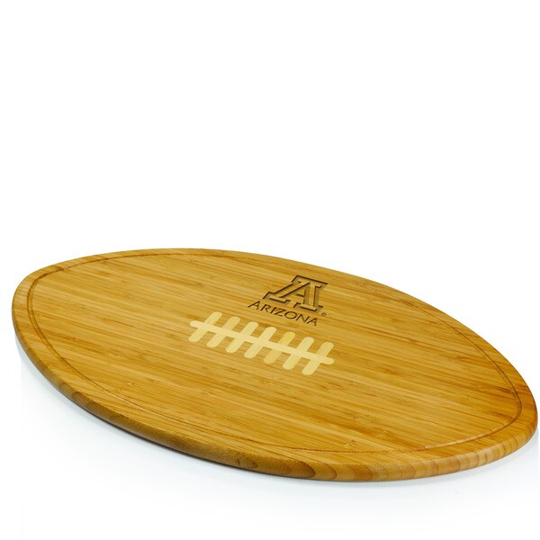 Picnic Time Kickoff University of Arizona Wildcats Engraved Cutting Board - Brown