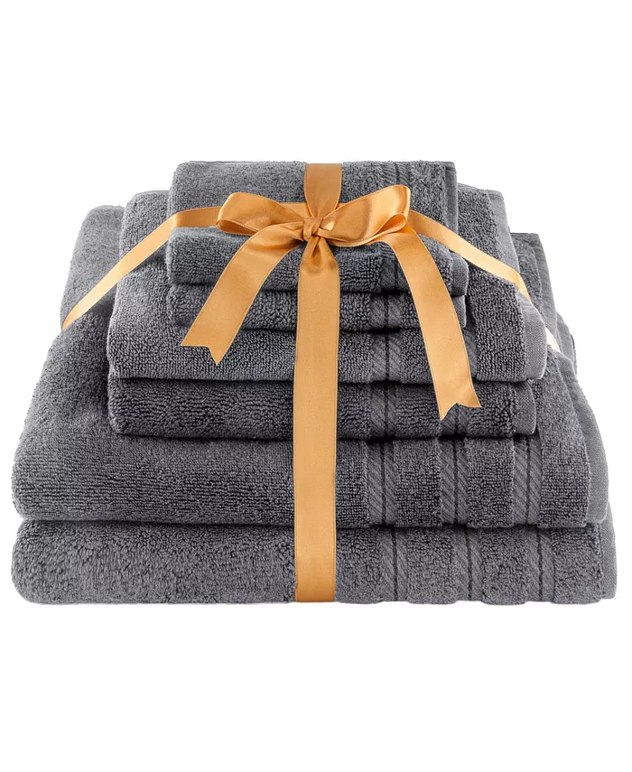 American Soft Linen 100% Turkish Cotton 6 Piece Towel Set