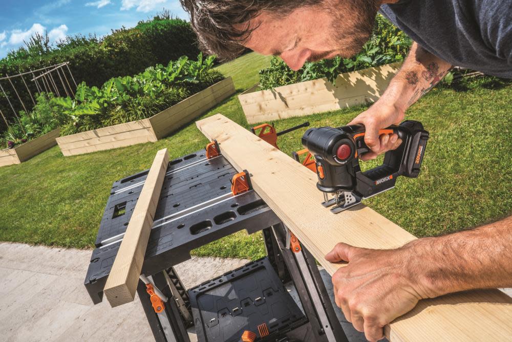 POWER SHARE 20V AXIS 2-in-1 Reciprocating Saw and Jigsaw with Orbital Mode， Variable Speed and Tool-Free Blade Change (Battery and Charger Included) Kit