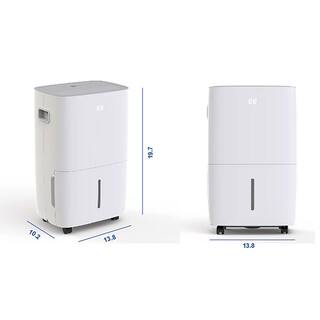 Edendirect 35 pt. 3000 sq.ft. Residential Dehumidifier in. white 24 Hours Timer Child Lock Auto Power Off JHSRY230320002