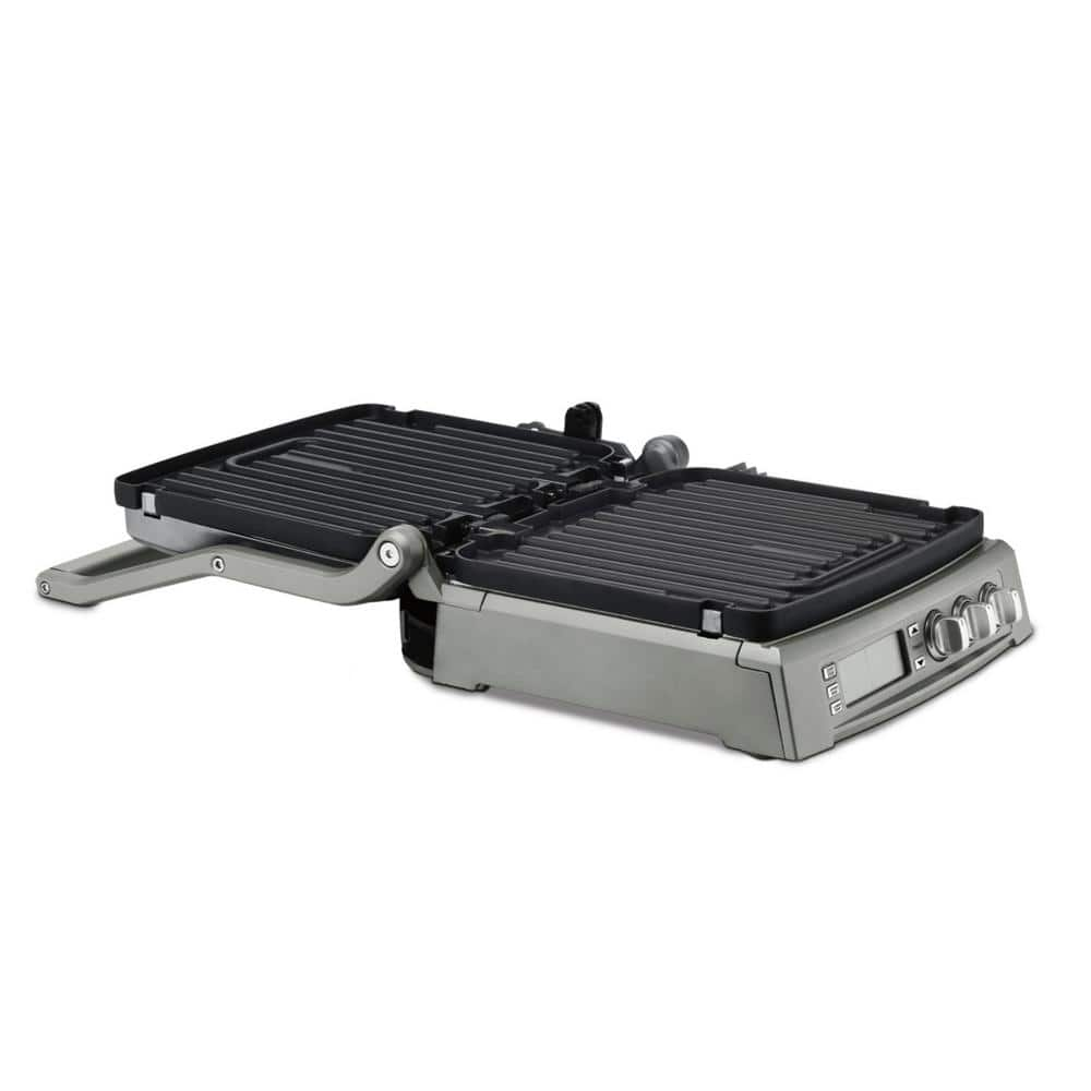 Cuisinart Griddler Elite 240 sq. in. Brushed Stainless Steel Non-Stick Indoor Grill GR-300WSP1