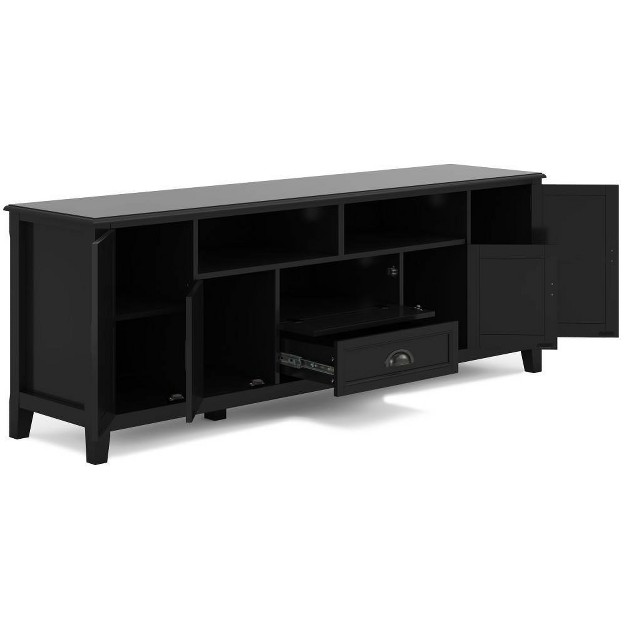 Portland Tv Stand For Tvs Up To 80 quot Black Wyndenhall