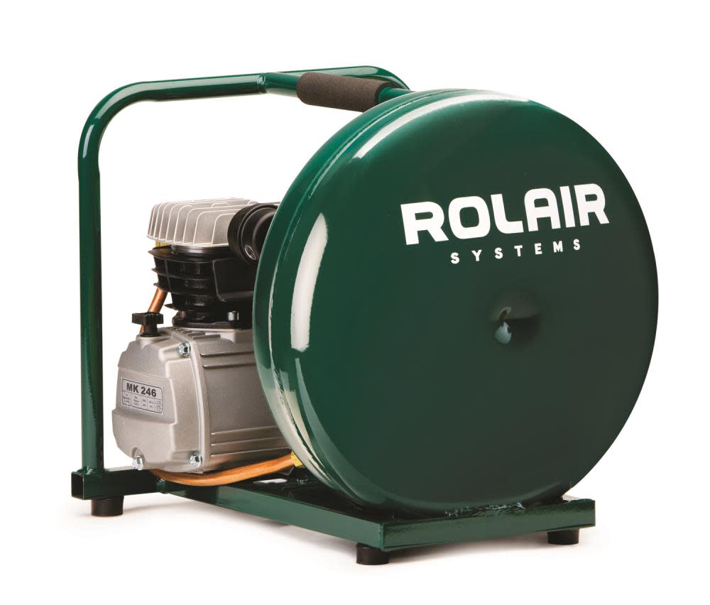 Rolair 2 HP (115V) 4.1 CFM@90PSI 4.5 Gall Vertical Pancake Compressor D2002HPV5 from Rolair