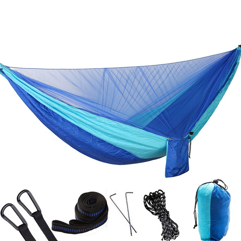 Hammock Camping Ultraligh Portable Outdoor Camping Mosquito Net Nylon Hanging Bed Sleeping Swing Outdoor Gadgets for Camping