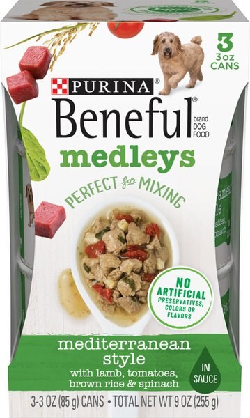 Purina Beneful Medleys Mediterranean Style Canned Dog Food