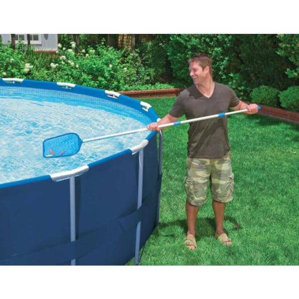 Intex 10 ft. x 2.5 ft. Pool Kit with Pool Set with Filter Pump with 10 ft. Round Pool Cover 28002E + 28201EH + 28030E