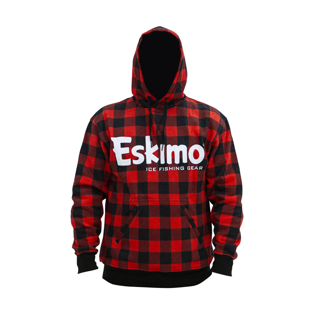 Eskimo Buffalo Plaid Cotton Hoodie Small